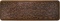 Butterfly Long Kitchen Anti Fatigue Mat Comfort Floor Mats, Light Antique