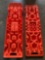 ORCISH Recovery Traction Boards Tracks Tire Ladder for Sand Snow Mud Set of 2, Red