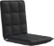 BonVIVO Easy Comfort Floor Chair, Elegant Multi-Angle Black Floor Seating