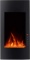 3G Plus Vertical Electric Fireplace Wall Mounted Heater, Crystal Stone Flame Effect
