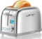 2 Slice Toaster, LOFTer Prime Rated Bagel Toasters with LCD Display, Stainless Steel $36.99 MSRP