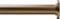 Ivilon Tension Curtain Rod -Spring Tension Rod for Windows or Shower, 24