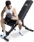 FLYBIRD Weight Bench, Adjustable Strength Training Bench for Full Body Workout with Fast Folding