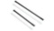 Computer Desk, AIZESI 2PCS Spring Tension Curtain Rod, 28 to 48-Inch