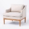 Howell Upholstered Accent Chair with Wood Base - Threshold Designed with Studio McGee - $300.00 MSRP