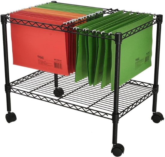 Finnhomy Premium 1 -Tier Legal Size Folder Black