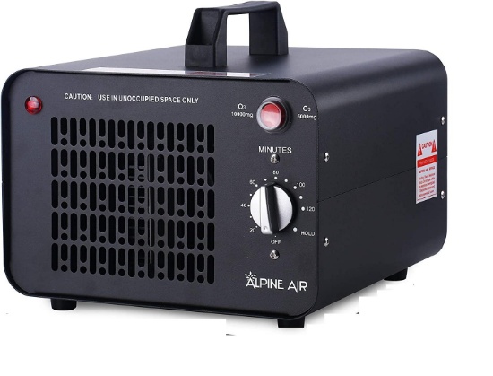 Alpine Air Commercial Ozone Generator ? 10,000 mg/h | Professional O3 Air Purifier, Ozonator and Ion