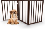 PETMAKER Foldable, Free-Standing Wooden Pet Gate- Light Weight, Indoor Barrier for Small $33.41 MSRP
