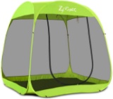 ZJRIGHT Screen House Room, Pop Up Canopy Mosquito Tent 4-6 Person Outdoor Camping Tent