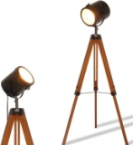 Industrial Tripod Floor Lamp for Living Room Bedroom, Vintage Spotlight Reading Lamp $125.99 MSRP