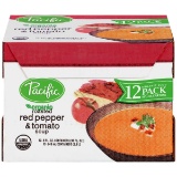 Pacific Foods Organic Creamy Roasted Red Pepper and Tomato Soup, 8 Ounce - 12 per case