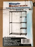 Simple House Double Rod Freestanding Closet, Bronze