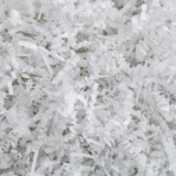 Magic Water Crinkle Cut Paper Shred Filler for Gift Wrapping and Basket Filling - White