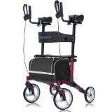 Elenker HFK-9223 Upright Walker, Stand Up Folding Rollator Walker With 10? Front Wheels Backrest