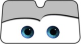 Disney Pixar Front Car Windshield Sun Shade (Gray)