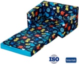 Children's Sofa Bed (Blue / Jungle)