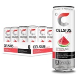 Celsius Sparkling Watermelon Fitness Drink, Zero Sugar, 12oz. Slim Can (Pack of 12) - $20.99 MSRP