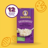 Annie's Shells and White Cheddar Macaroni and Cheese 6 oz (Pack of 12) - $20.00 MSRP