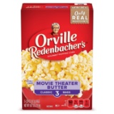 Orville Redenbacher's Movie Theater Butter Microwave Popcorn, (3 Count Per Bag Of - $16.75 MSRP