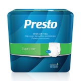 Presto Supreme Full Fit ... Briefs, XXL Size, 48 Count (4 Pack Of 12)