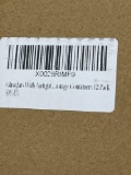 Glass Jars With Airtight Lid, 12 Pack