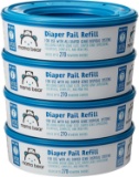 Mama Bear Diaper Pail Refills For Diaper Genie Pails, 270 Count (Pack Of 4)- $18.99 MSRP