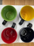 4 Multicolored Cups
