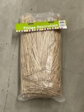 Natural Raffia Beach Fringe Decoration (24ft) for Tiki Luau Party