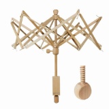 Yarniss Wooden Umbrella Swift Yarn Winder Holder with Replacement Screw, Adjustable Yarn Swift