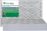 FilterBuy 16x20x1 Air Filter MERV 13,Pleated HVAC AC Furnace Filter (6-Pack, Platinum) - $56.70 MSRP