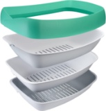 Luuup Litter Box - 3 Sifting Tray Cat Litter Box
