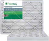 FilterBuy 20x25x1 Air Filter MERV 13, Pleated HVAC AC Furnace Filter(4-Pack, Platinum) - $58.88 MSRP