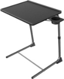 Huanuo Adjustable TV Tray Table (Color: Black) - $39.79 MSRP