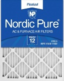 Nordic Pure 20x30x1 MERV 12 Pleated AC Furnace Air Filters 5 Packs