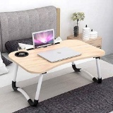 Laptop Bed Table Tray, Portable Lap Desk Stand, Multifunction Lap Tablet With Cup Holder Perfect For
