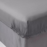 Room Essentials? Twin/Twin XL 4-Pk Solid Microfiber Fitted Sheet, Dark Gray- $24.00 MSRP