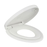 BATH ROYALE Family Toilet Seat With Built-In Child Seat - BR631B, White
