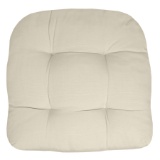 Sweet Home Collection Indoor-Outdoor Reversible Patio Seat Cushion - Cream 19