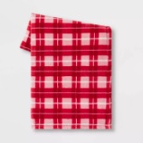 Spritz? Plaid Plush Valentine's Day Throw Red/Blush- $10.00 MSRP