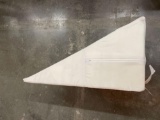 White Wedge Pillow