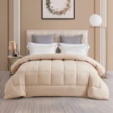 CHIXIN Luxury Bedding Comforter Duvet Insert, Ultra-Soft Micromink Coverlet, All Season Down