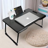 Laptop Desk, Foldable Laptop Bed Table, Bed Table Desk For Laptop, Writing And Eating, In Sofa Couch