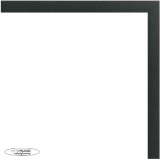 Poster Palooza 18x18 Contemporary Black Wood Picture Square Frame - UV Acrylic $36.99 MSRP
