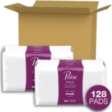 Poise Incontinence Pads for Women, Maximum Absorbency, Long, 128 Count (2 Packs of 64) $38.98 MSRP