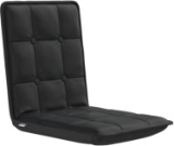 BonVIVO Easy Comfort Floor Chair, Elegant Multi-Angle Black Floor Seating