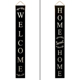 Tall Outdoor Welcome Sign For Porch - Vertical Welcome Sign For Front Porch 2 Sides $59.95 MSRP