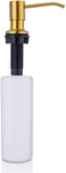 Samodra Soap Dispenser for Kitchen Sink, Premium Stainless Steel Pump Head Brushed Nickel