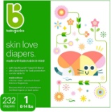 Babyganics Ultra Absorbent Diapers, Size 1, 232 Count $57.98 MSRP