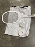 Insect Racket with Dock Charger, Adapter and Cable for Charging