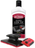 Weiman Cooktop Cleaner Kit - Cook Top Cleaner and Polish 10 oz. Scrubbing Pad, Cleaning Tool